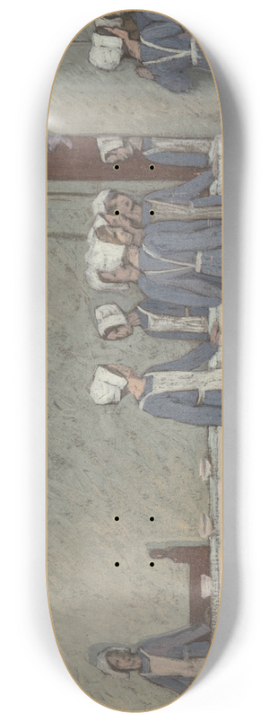 Frederick Cayley Robinson - Sketch for The Orphans 8.25 inch art skate deck