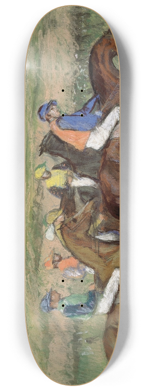 Edgar Degas - Races 8.25 inch art skate deck