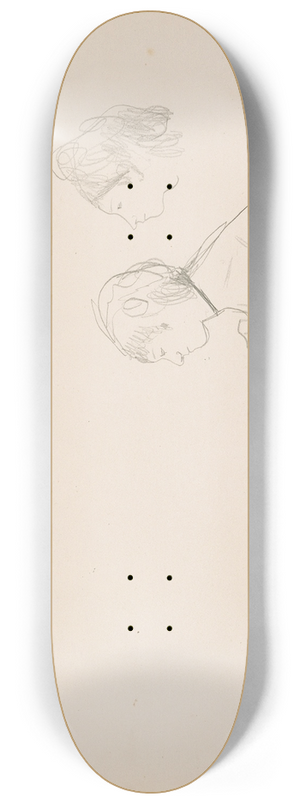 Edgar Degas - Sketches of a Caf Singer 8.25 inch art skate deck