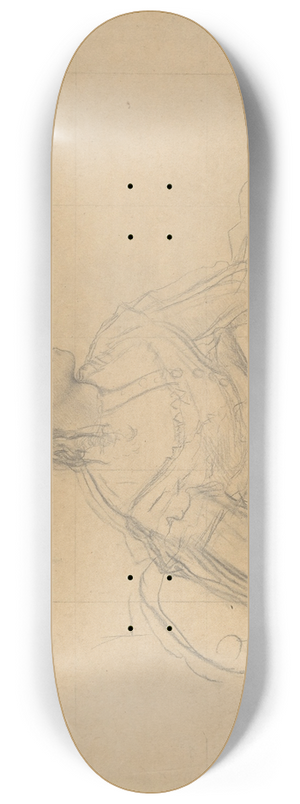 Edgar Degas - Study for Mme Thodore Gobillard (ne Yves Morisot) 8.25 inch art skate deck