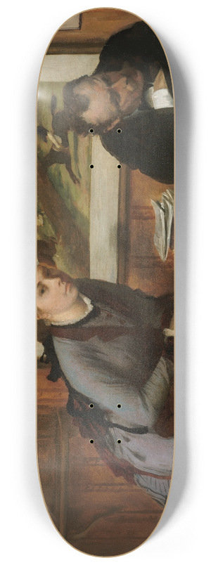 Edgar Degas - Sulking 8.25 inch art skate deck