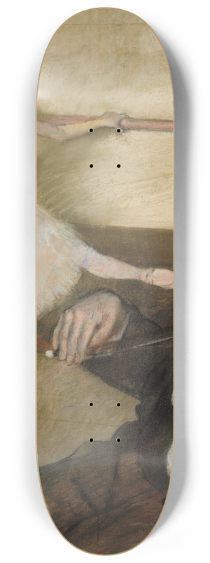 Edgar Degas - The Dance Lesson 8.25 inch art skate deck