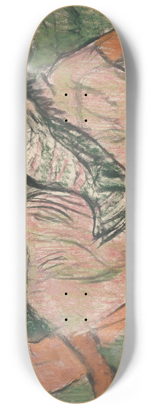 Edgar Degas - Three Russian Dancers 8.25 inch art skate deck