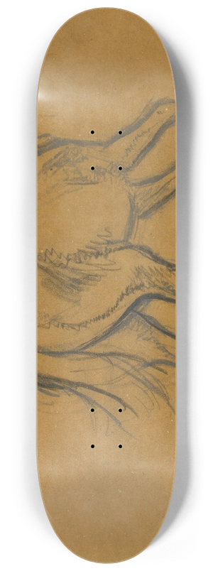 Edgar Degas - tude De Cheval 8.25 inch art skate deck