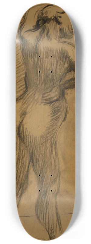 Edgar Degas - tude de nu 8.25 inch art skate deck