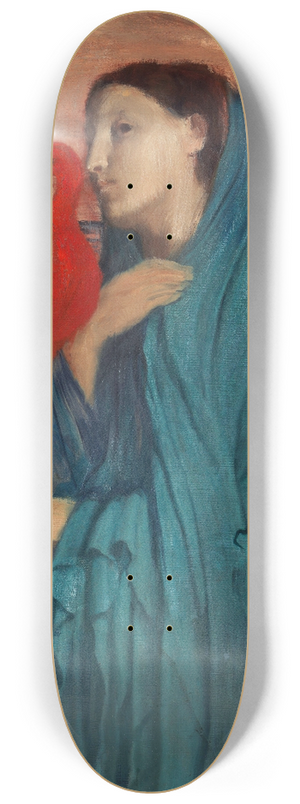 Edgar Degas - Young Woman with Ibis 8.25 inch art skate deck