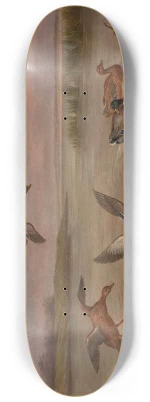 Edgar Hunt - Ducks 8.25 inch art skate deck