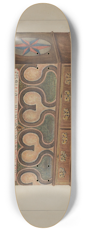 Edgar L. Pearce - Pa. German Chest 8.25 inch art skate deck