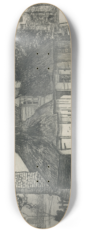 Edgar M. Wilson - Toll Gate 8.25 inch art skate deck