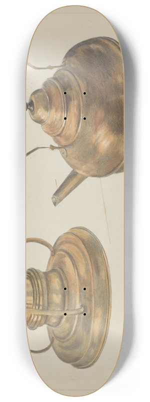 Edith Magnette - Burner and Kettle 8.25 inch art skate deck