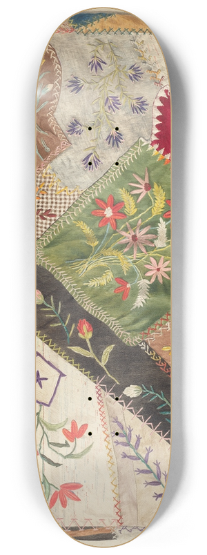 Edith Magnette - Crazy Quilt 8.25 inch art skate deck