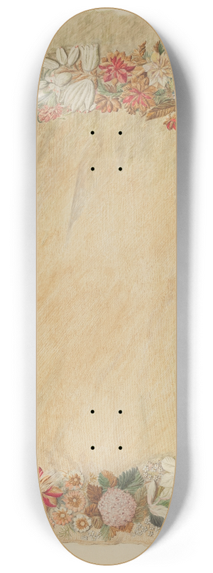 Edith Magnette - Crewel Embroidery for Table 8.25 inch art skate deck