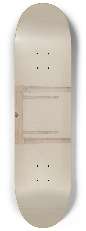 Edith Magnette - Sheraton Table 8.25 inch art skate deck