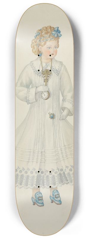 Edith Towner - Doll  Retta Hervey 8.25 inch art skate deck
