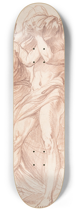 Edm Bouchardon - Rhea Outwitting Saturn 8.25 inch art skate deck
