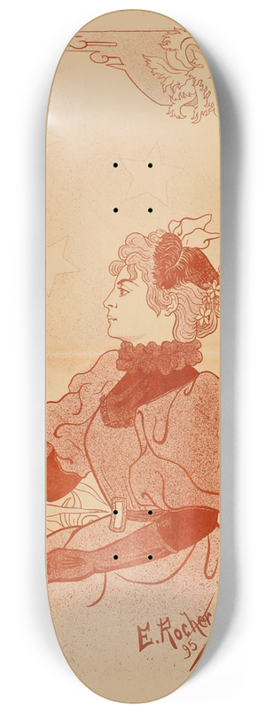 Edmond Rocher - Salon des Cent 8.25 inch art skate deck