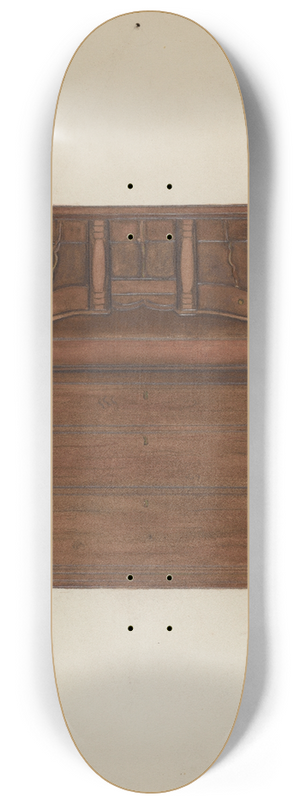 Edna C. Rex - Desk 8.25 inch art skate deck
