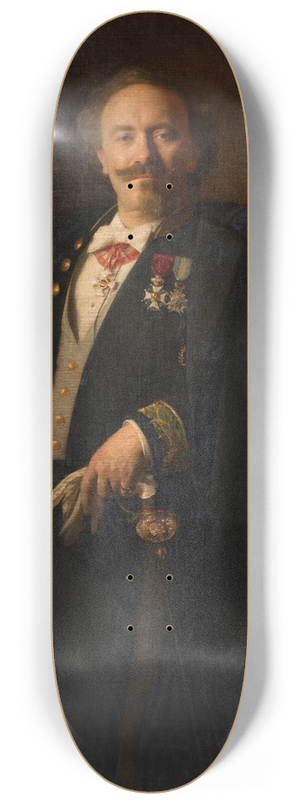 Edouard De Jans - The Architect Jean Jacques Winders 8.25 inch art skate deck