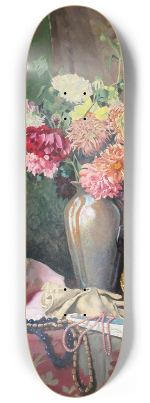 Eduard Ameseder - Stillleben mit Schmuck 8.25 inch art skate deck