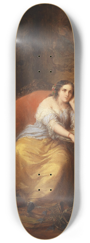 Eduard Ender - Der Brief 8.25 inch art skate deck