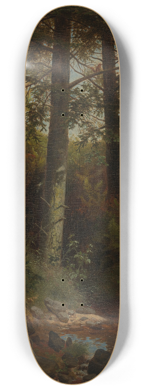 Eduard Leonhardi - Waldeinsamkeit 8.25 inch art skate deck