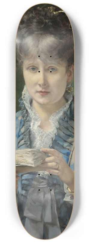 Eduardo Leon Garrido - The Reader 8.25 inch art skate deck