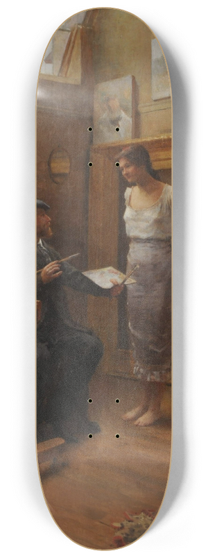 Eduardo Svori - In the workshop 8.25 inch art skate deck