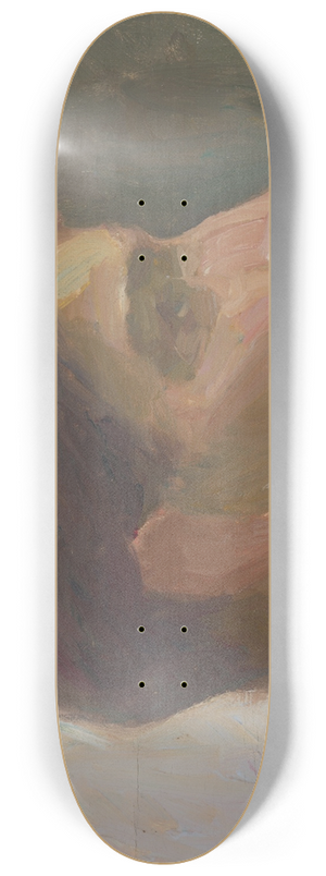 Eduard Putra - Head Study of a Young Man 8.25 inch art skate deck