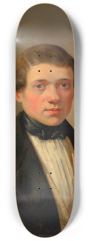 Eduard Ritter von Engerth - Selbstbildnis Eduard von Engerth 8.25 inch art skate deck