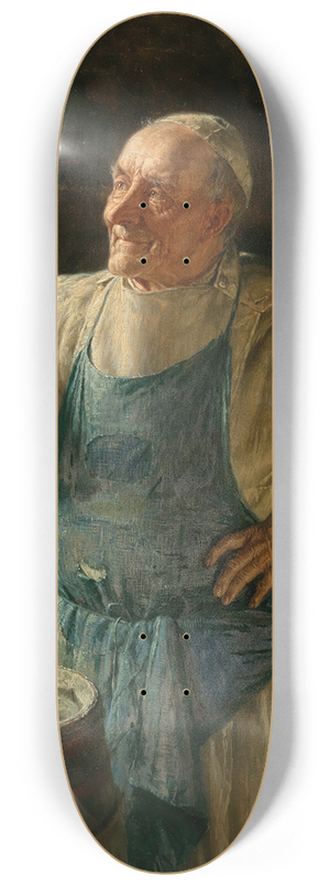 Eduard von Grtzner - Weinprobe 8.25 inch art skate deck