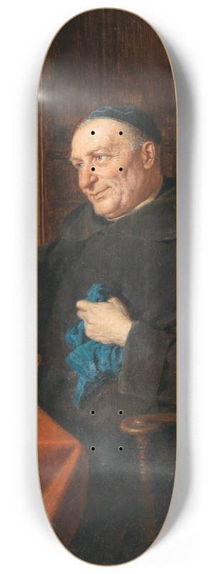 Eduard von Grtzner - Wine Tasting 8.25 inch art skate deck