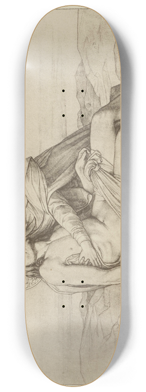 Eduard von Steinle - Pieta 8.25 inch art skate deck