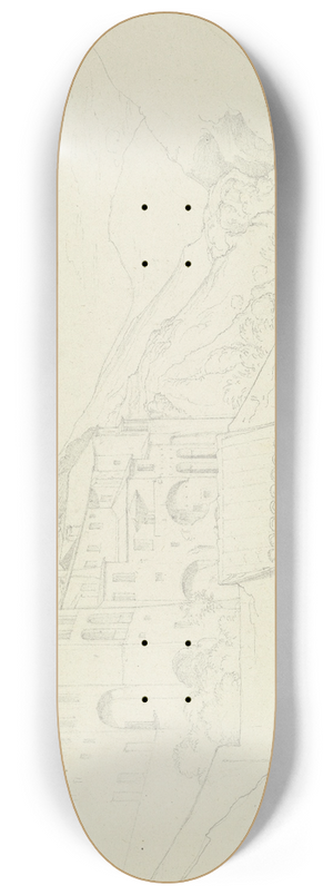 Eduard von Steinle - S. Scolastica bei Subiaco 8.25 inch art skate deck