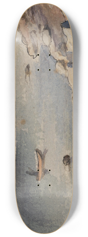 Eduard Zetsche - Zille am Wasser 8.25 inch art skate deck