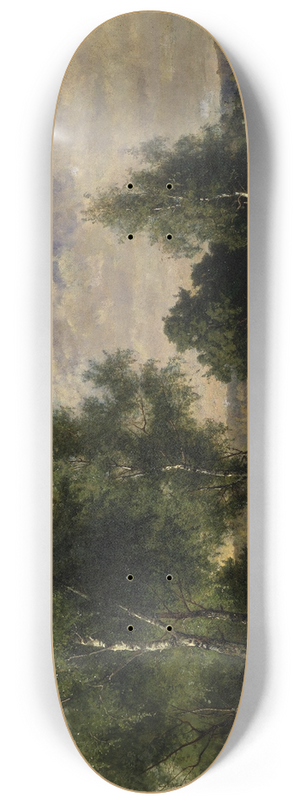 Edvard Bergh - Summer Landscape in Blekinge 8.25 inch art skate deck