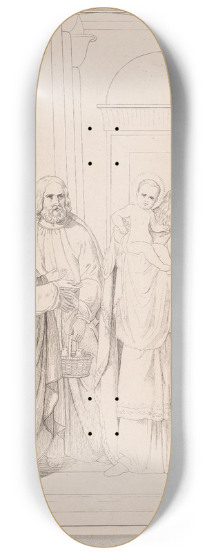 Edvard Lehmann - Fremstillingen i templet 8.25 inch art skate deck