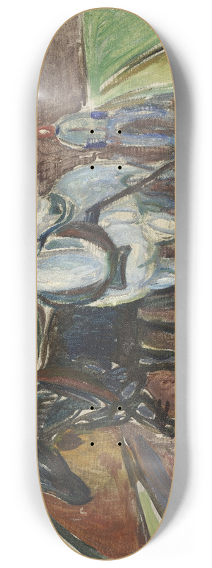 Edvard Munch - Autumn Ploughing 8.25 inch art skate deck