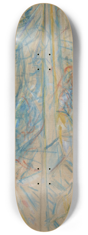 Edvard Munch - Death and Crystallization 8.25 inch art skate deck