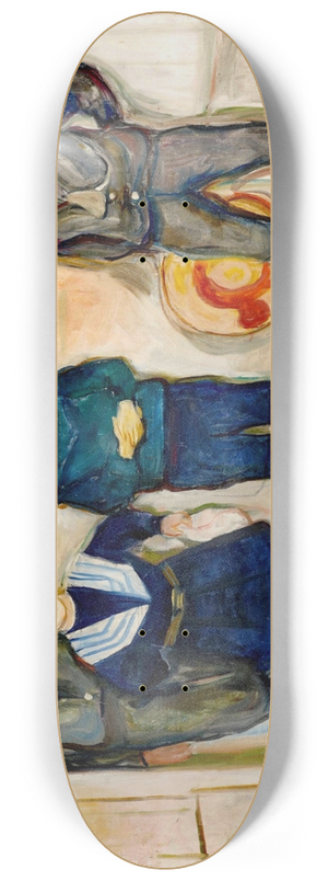 Edvard Munch - Dr. Lindes Sons 8.25 inch art skate deck