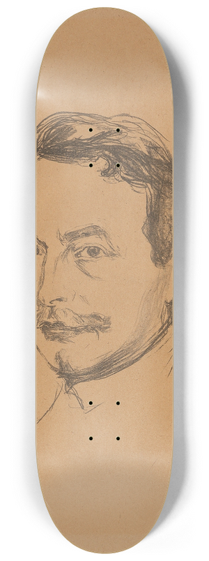 Edvard Munch - Dr. Max Linde 8.25 inch art skate deck