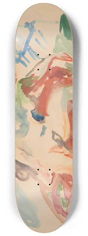 Edvard Munch - Female Nude 8.25 inch art skate deck