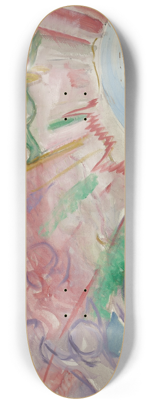 Edvard Munch - Geniuses in Sun Rays 8.25 inch art skate deck