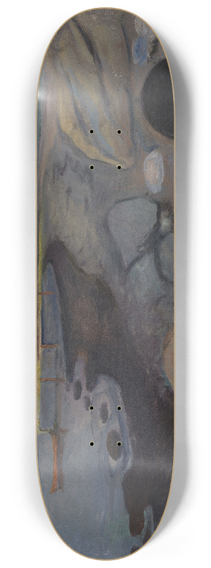 Edvard Munch - Melancholy 8.25 inch art skate deck
