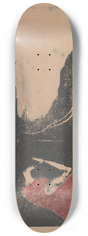 Edvard Munch - Melancholy II 8.25 inch art skate deck