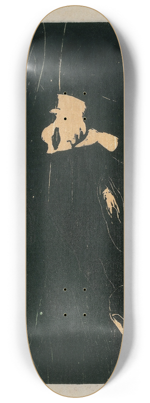 Edvard Munch - Melancholy III 8.25 inch art skate deck