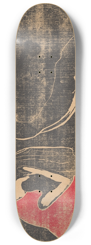Edvard Munch - Melankoli II 8.25 inch art skate deck