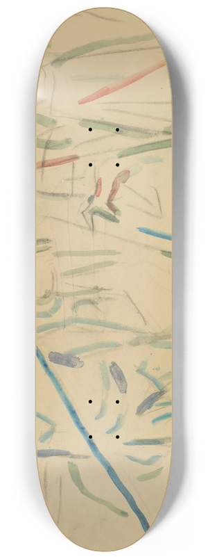 Edvard Munch - Mennesker og sol 8.25 inch art skate deck