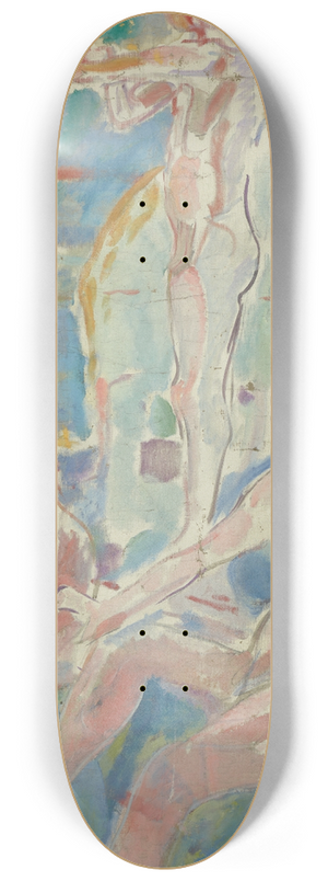 Edvard Munch - Men Turned towards the Sun 8.25 inch art skate deck