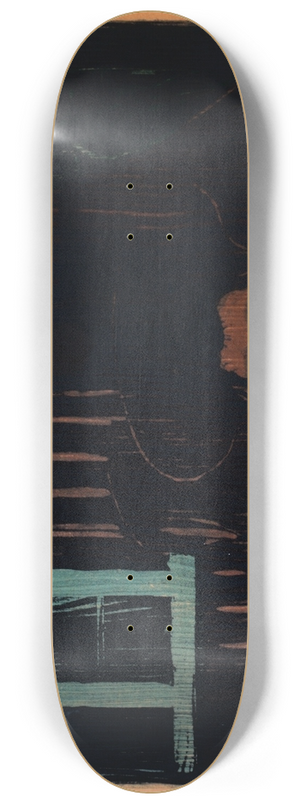 Edvard Munch - Moonlight (Moonlight II) 8.25 inch art skate deck