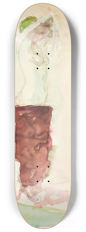 Edvard Munch - Stende halvakt 8.25 inch art skate deck
